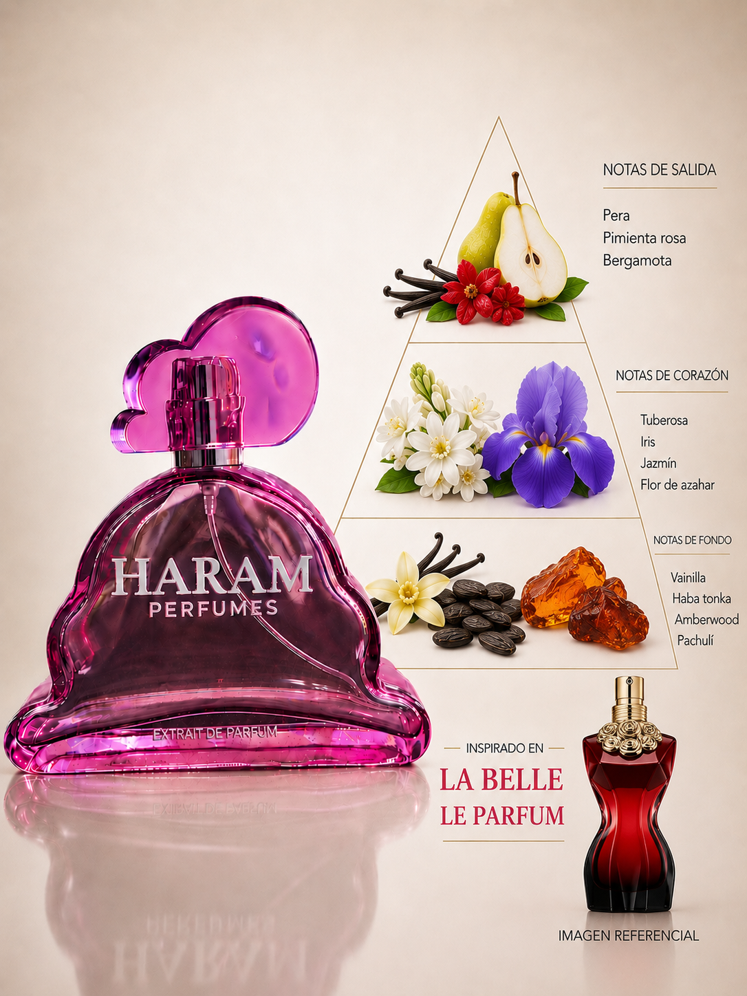 INSPIRADO EN LA BELLE LE PARFUM