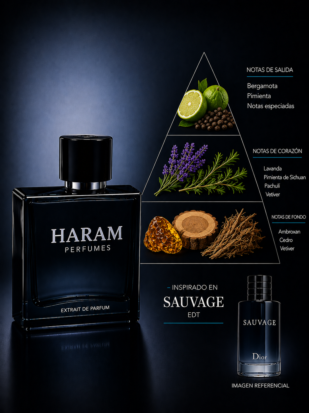 INSPIRADO EN SAUVAGE EDT- DIOR