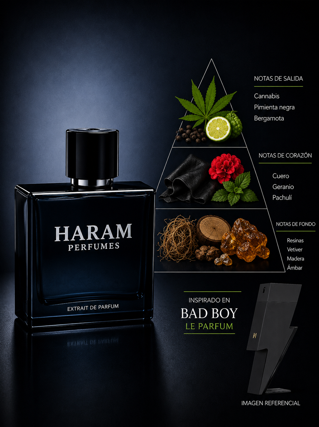 INSPIRADO EN BAD BOY LE PARFUM