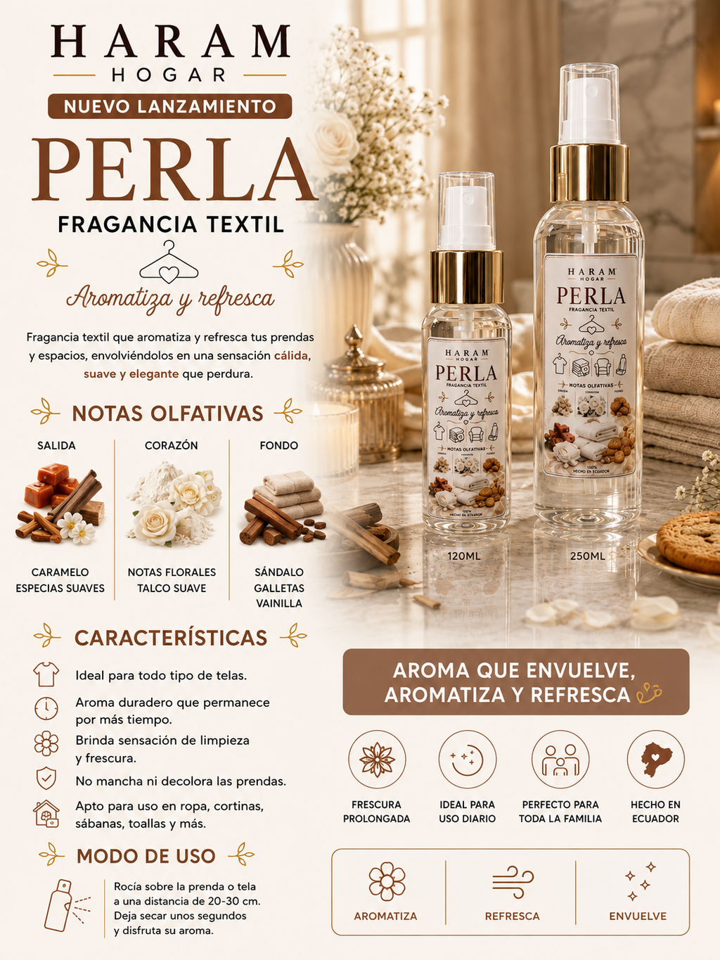 PERLA- FRAGANCIA TEXTIL